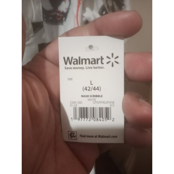 New Friday the 13th Mens Jason Voorhees AOP Button Down Shirt Large L - Picture 2 of 13